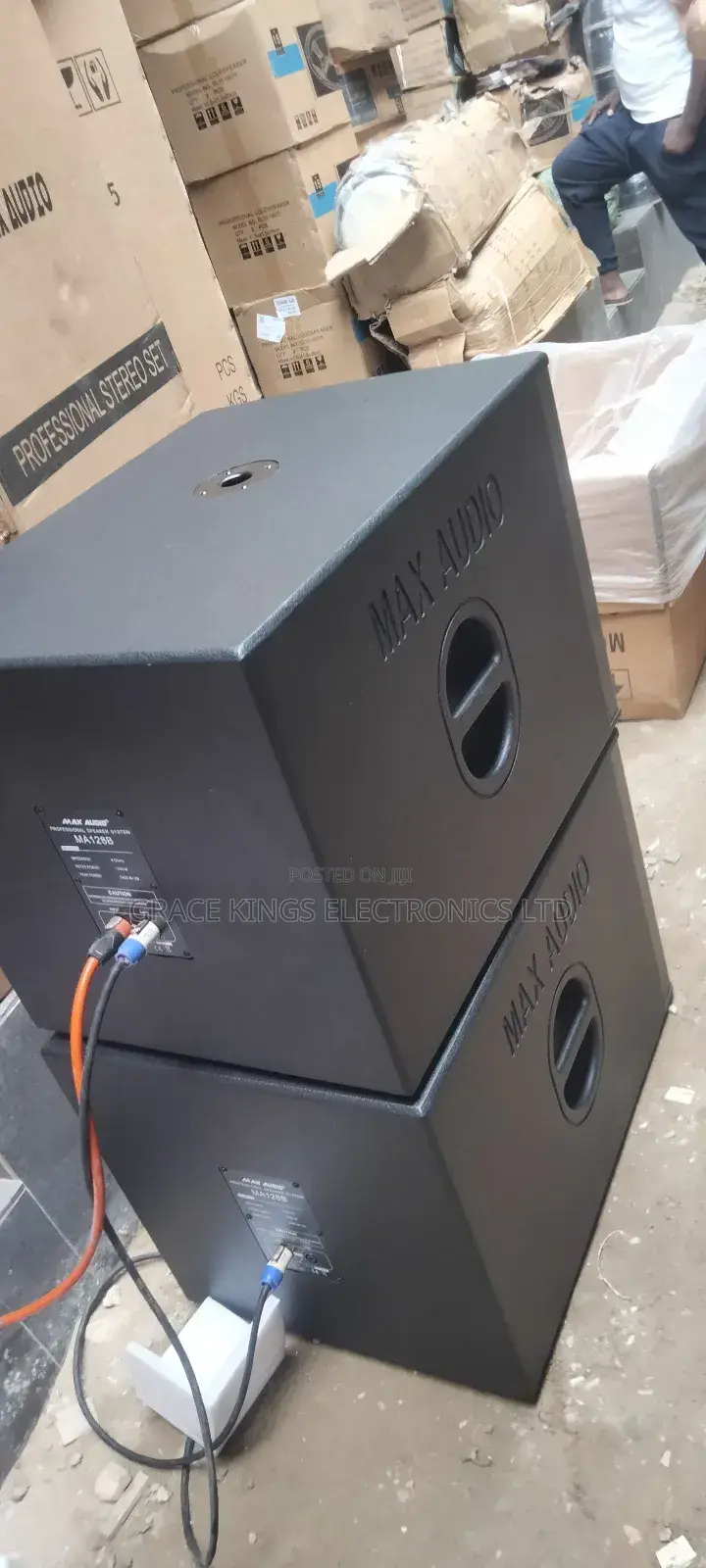 Max Audio Single 18" Subwoofer