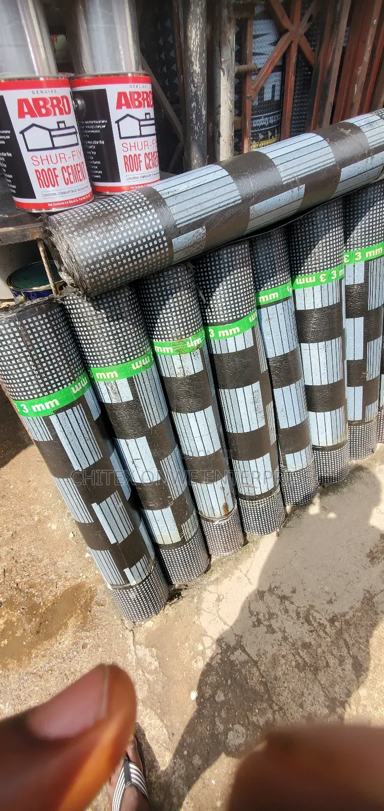 Bituminous Roofing Felt / Roof Felt / Bitumen Waterproof (3mm Thick ×