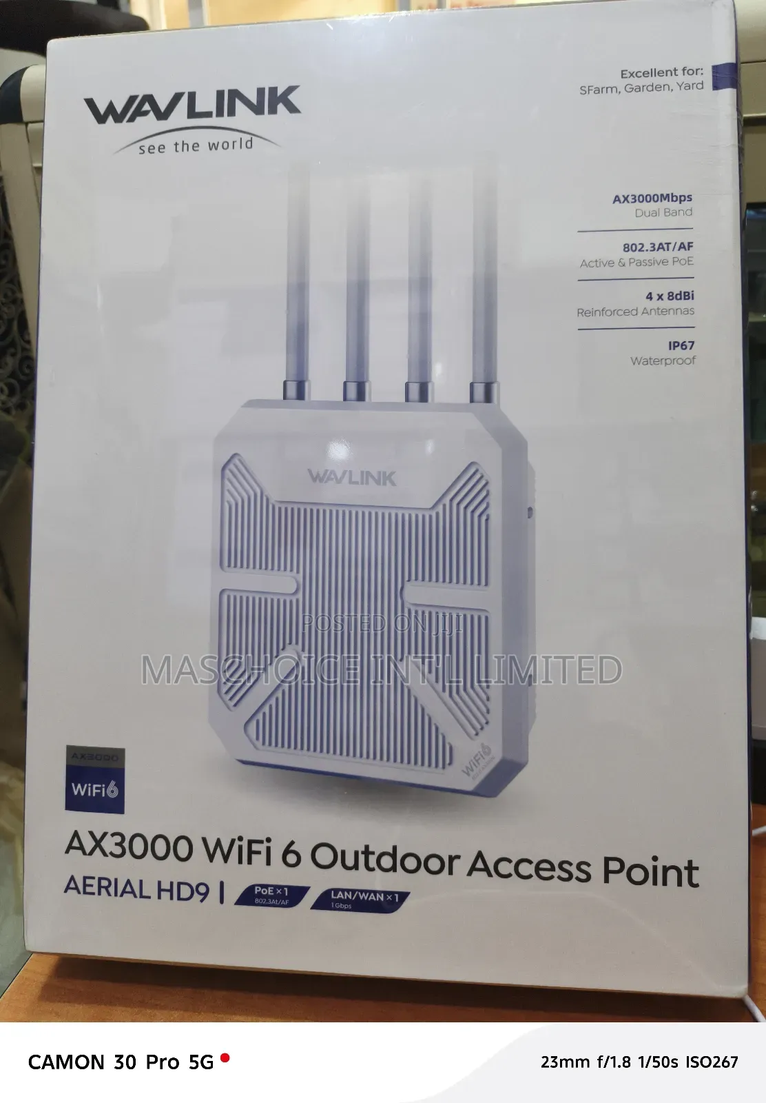 Wavelink Ax3000 Wifi 6 Outdoor Access Point Hd9