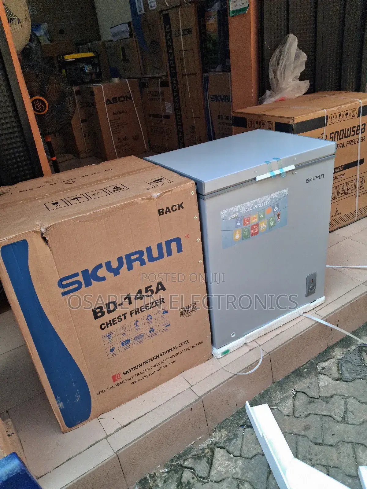 Skyrun Deep Freezer 145 Litre With One Year Warranty Very Durable