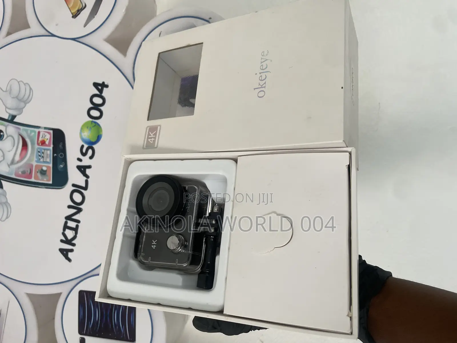 Brand New Okejeye Action Camera 20mp Wi-Fi 40m Waterproof
