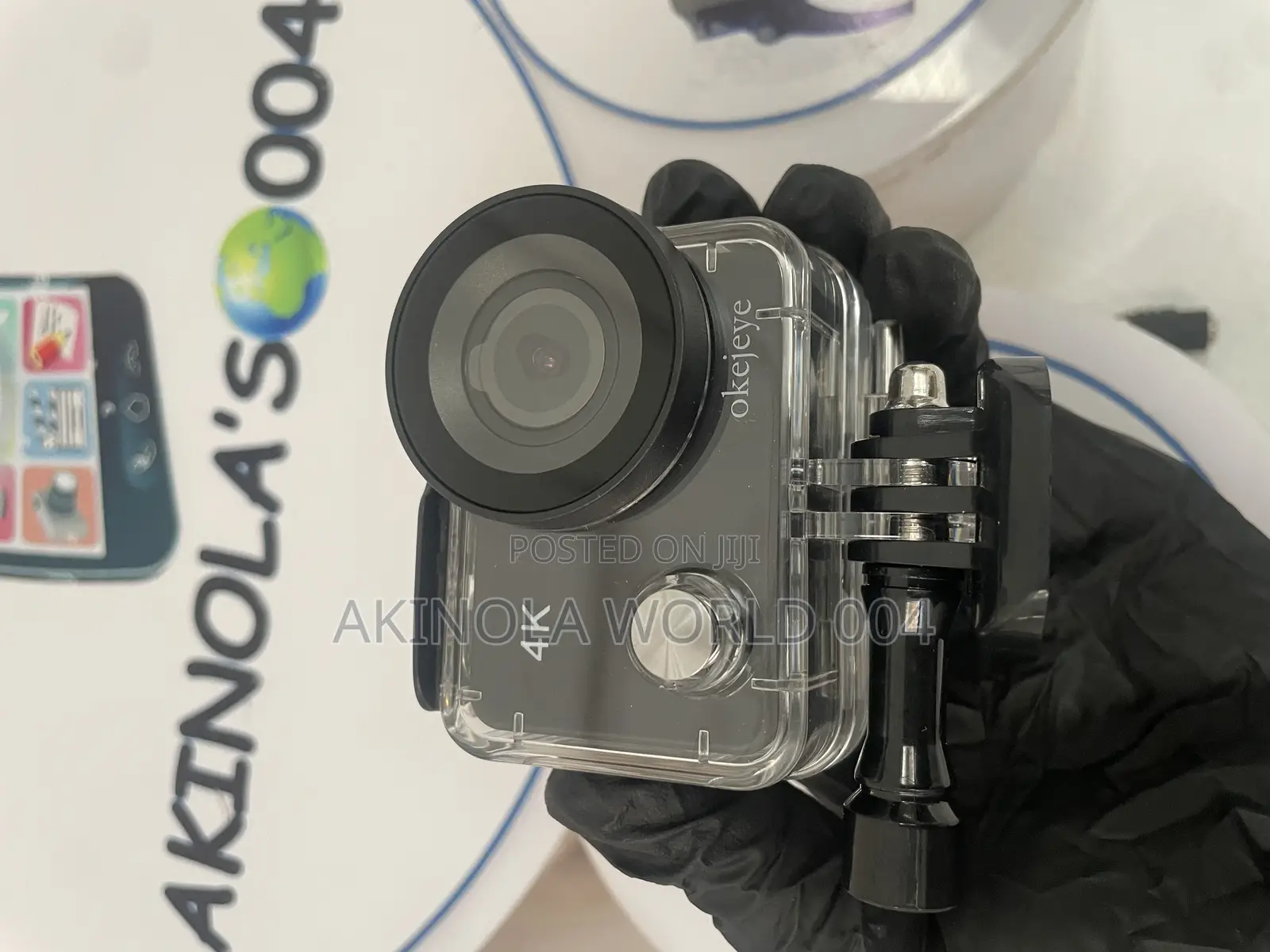 Brand New Okejeye Action Camera 20mp Wi-Fi 40m Waterproof