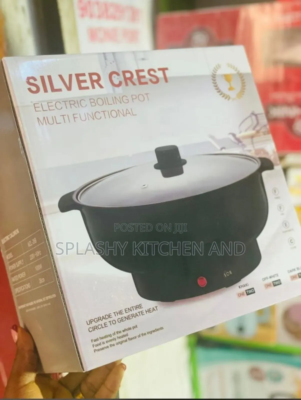Silver Crest Multifunctional Electric Boiling Pot/Cooker