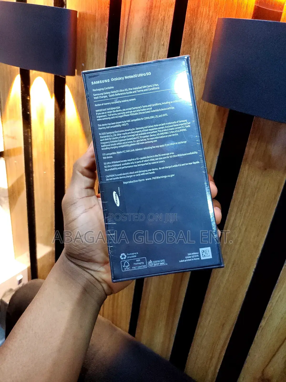 New Samsung Galaxy Note 20 Ultra 5G 256 GB Black