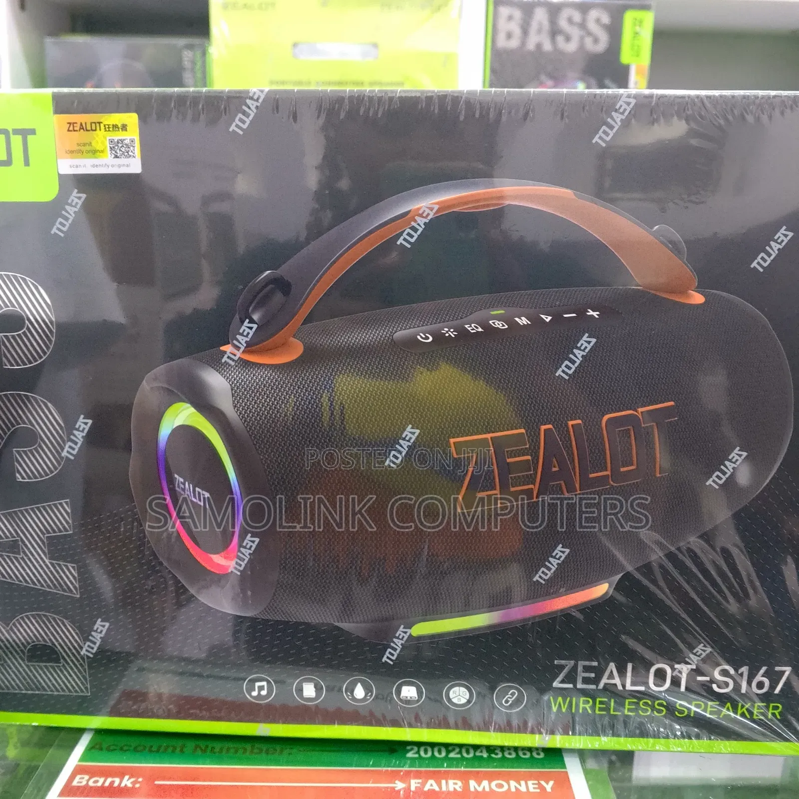 Zealot Bluetooth Speaker - S167