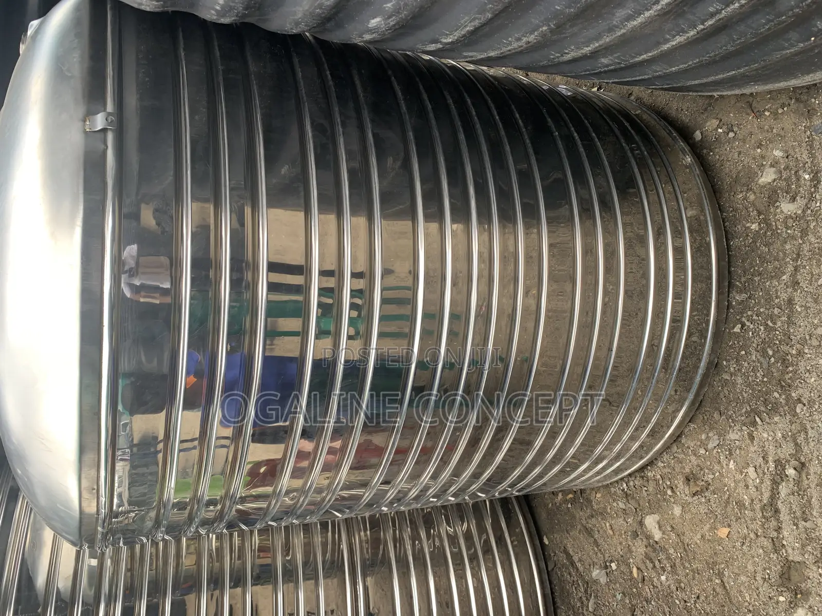 1000 Liters Stainless Steel Tan