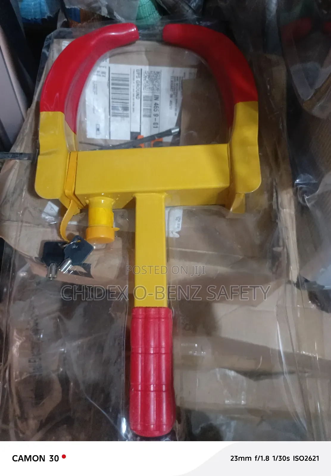 Adjustable Heavy Duty Wheel Clamp Lock