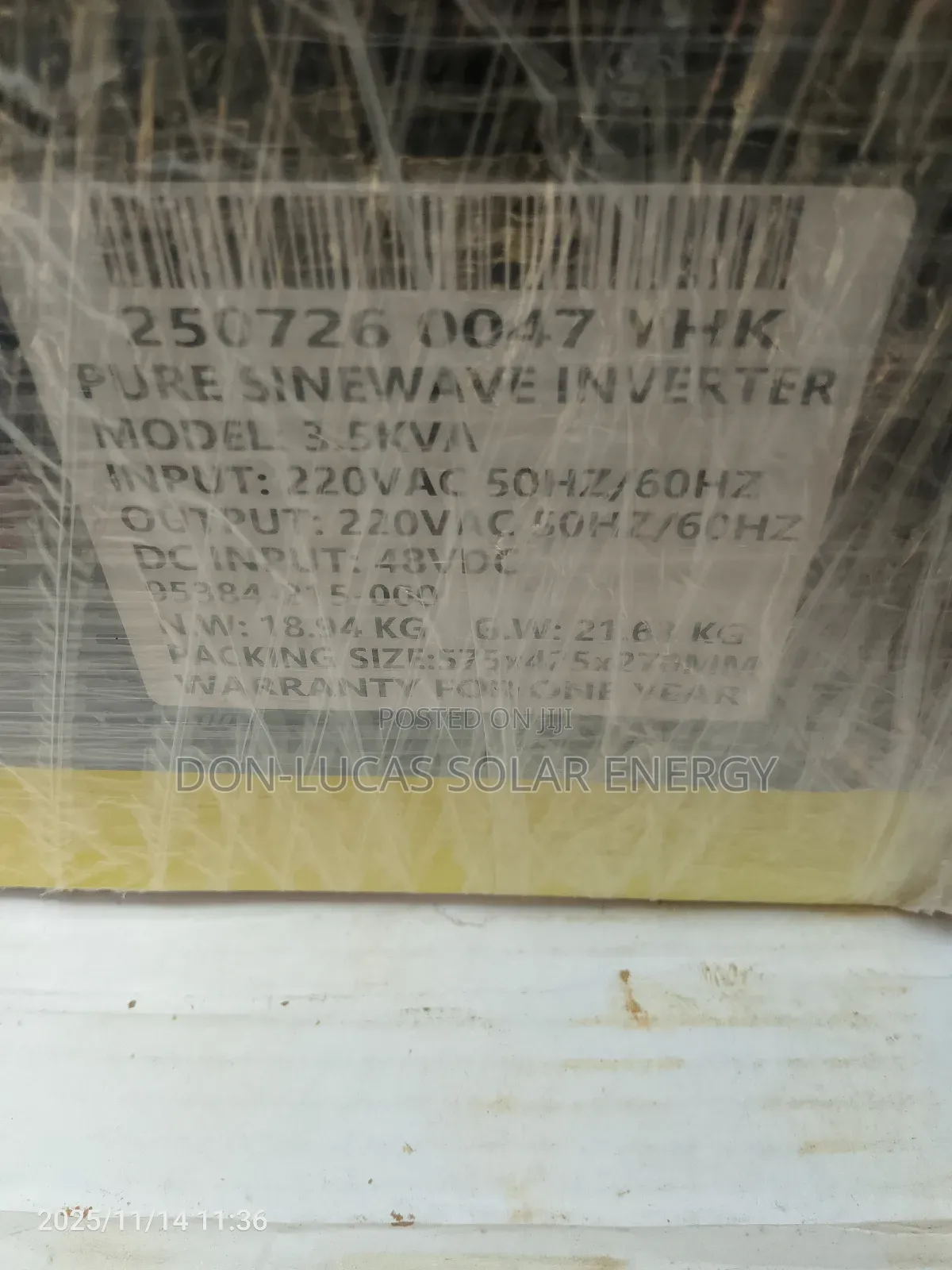 Yohaka Inverter 3.5kva 48v