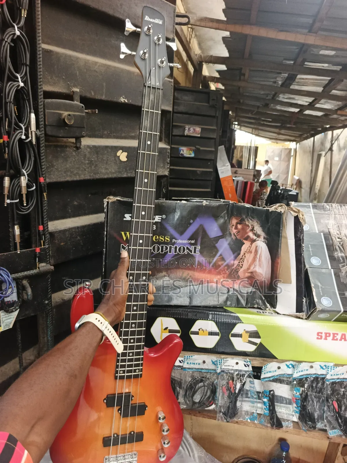 Electric Bass Guitar Full Size 4 String Available in All Colors