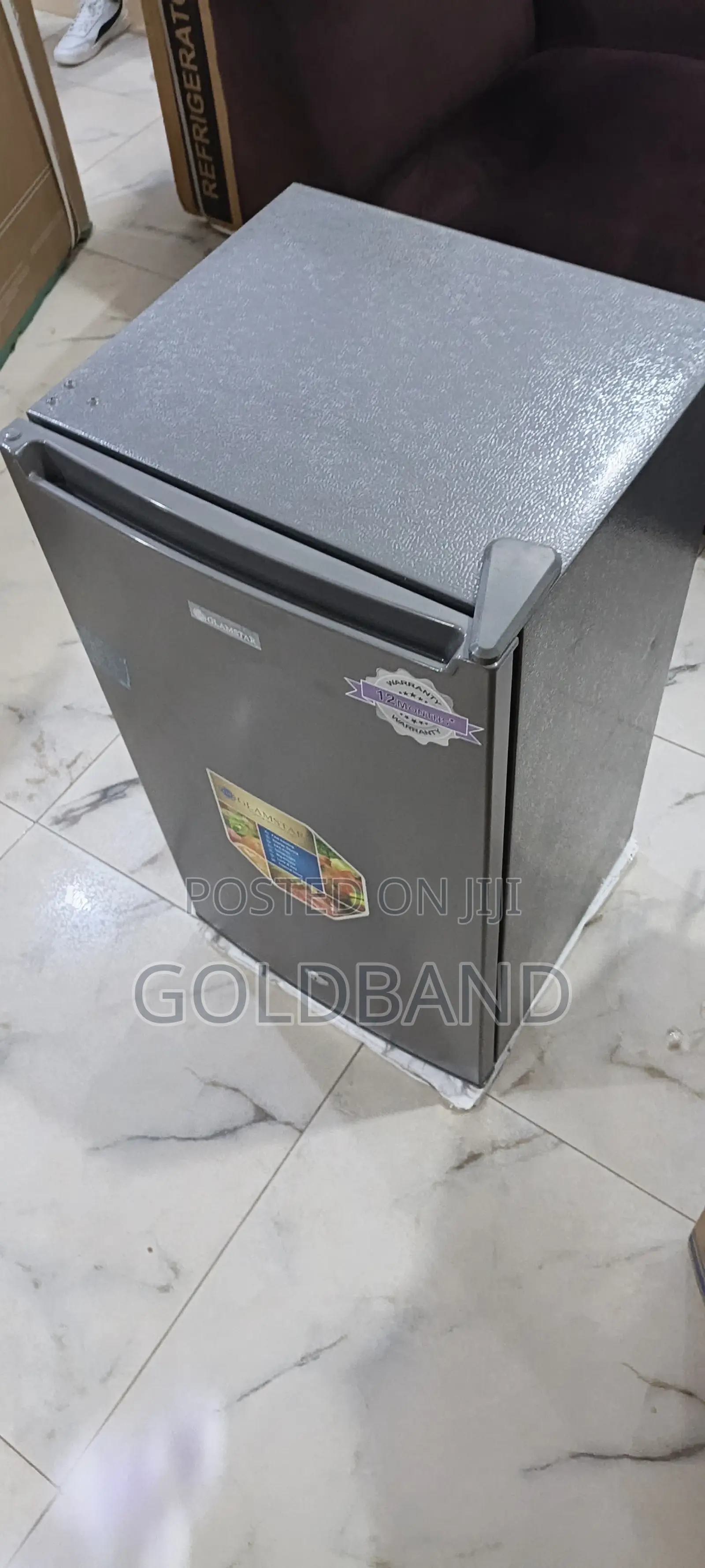 Glamstar 90l Double-Door Fridge With Top Freezer