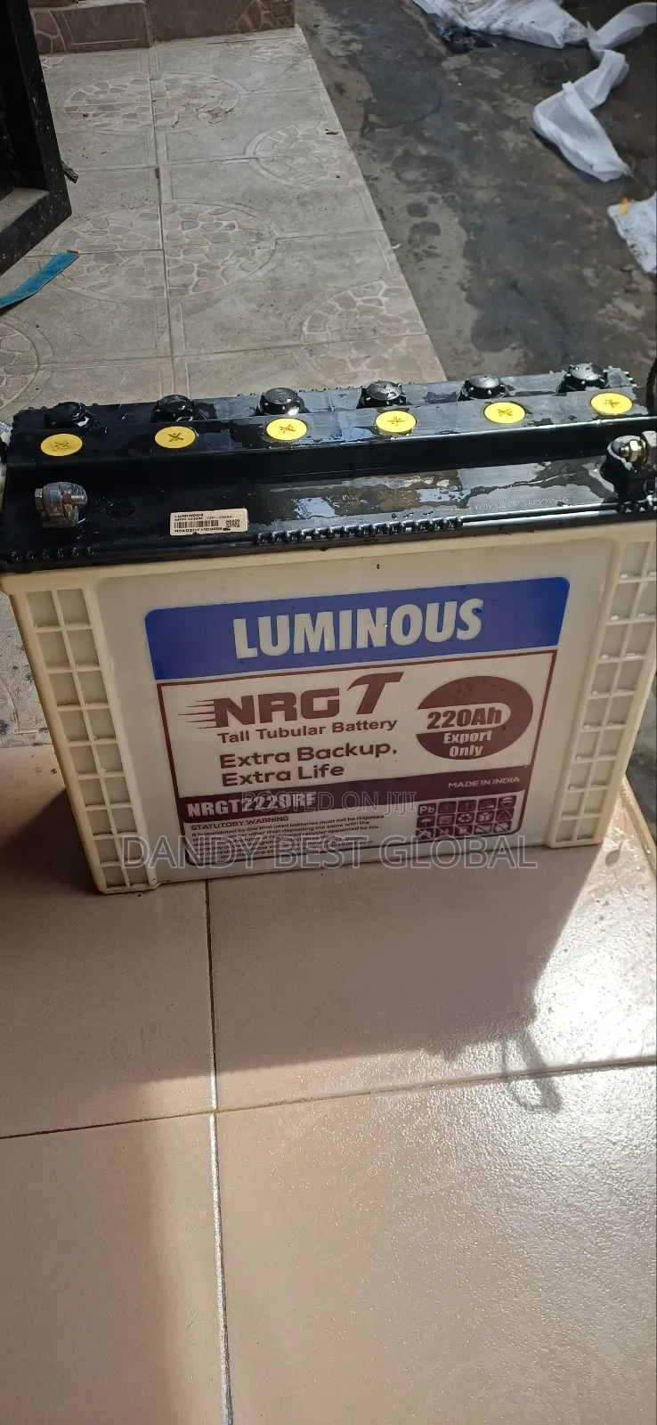NRGT Luminous Tall Tubular Battery 220ah Made in India