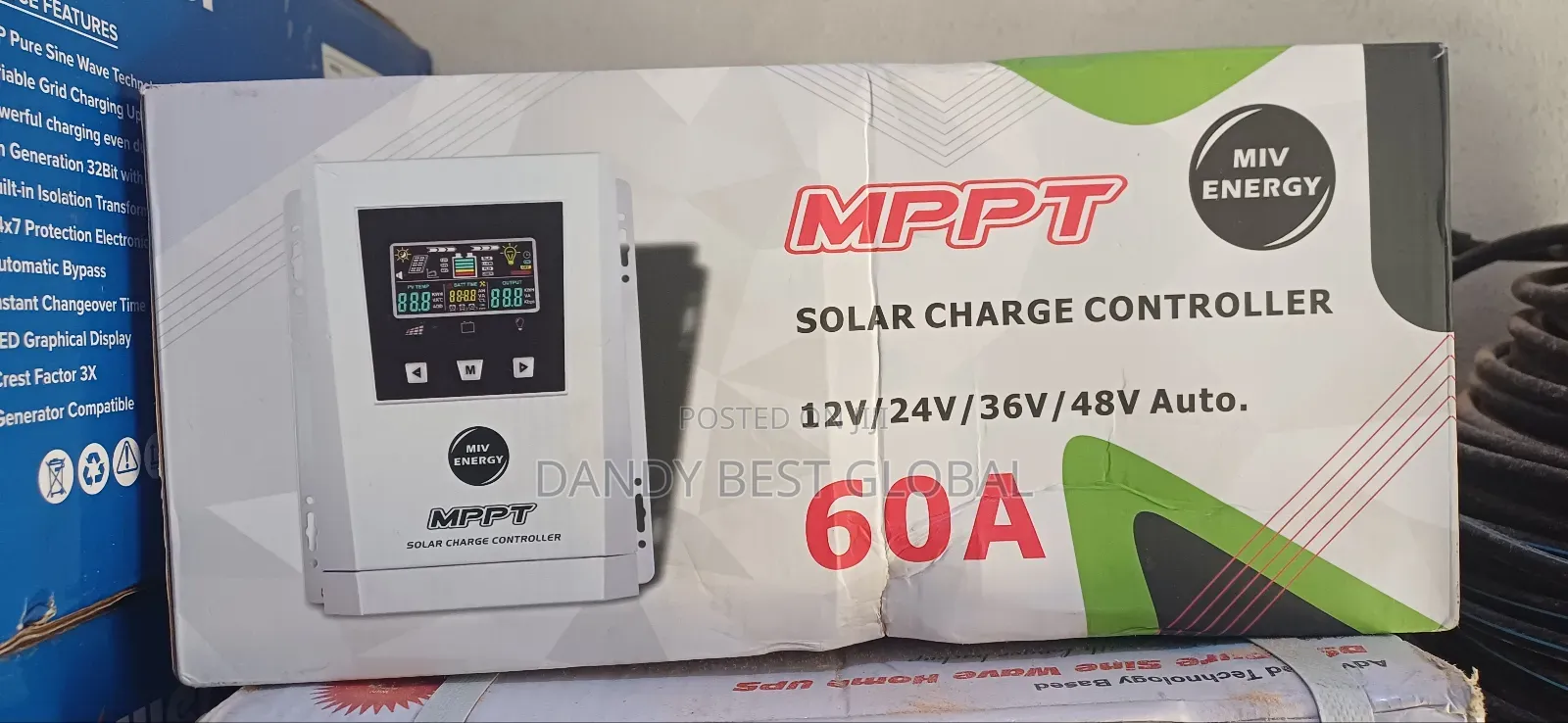 Miv Energy MPPT 60ah Solar Charge Controller