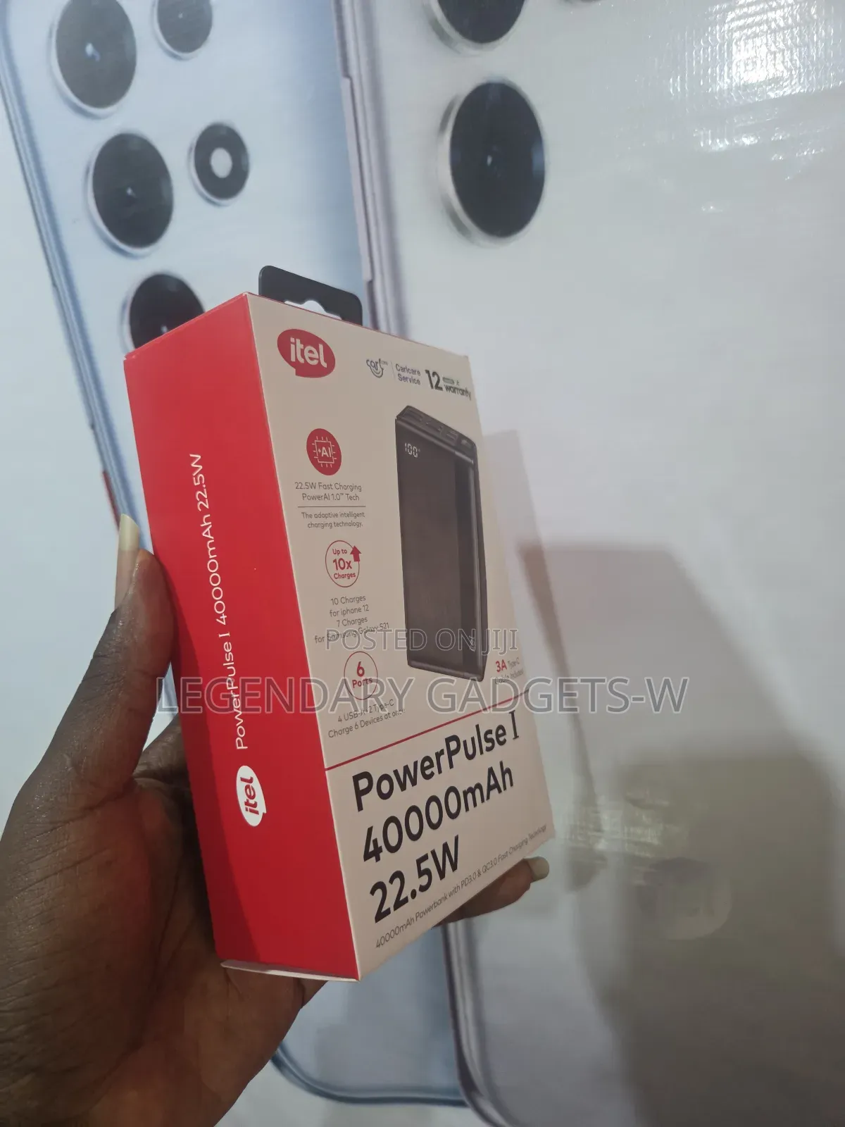 Itel Powerpulse 40,000mah 22.5w Fast Charge