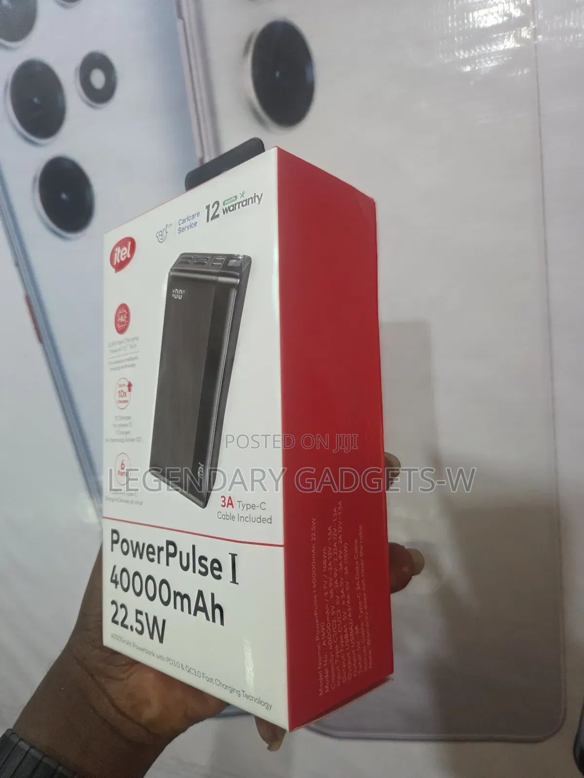 Itel Powerpulse 40,000mah 22.5w Fast Charge