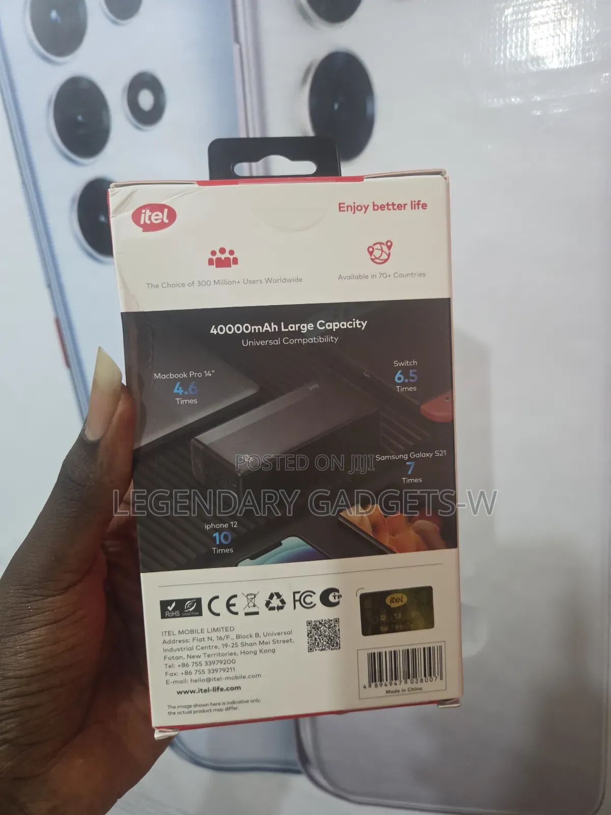 Itel Powerpulse 40,000mah 22.5w Fast Charge