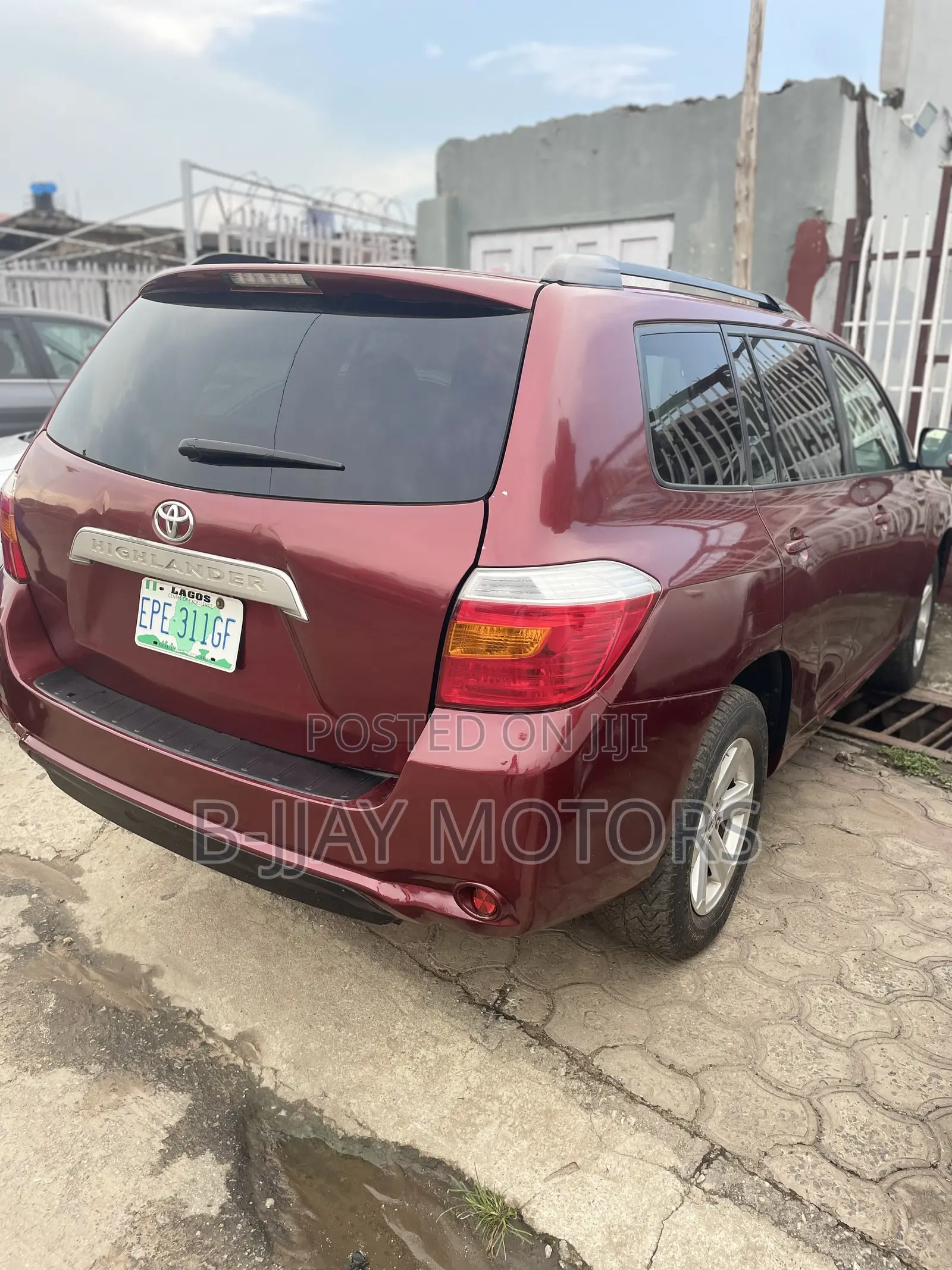 Toyota Highlander 4x4 2008 Red