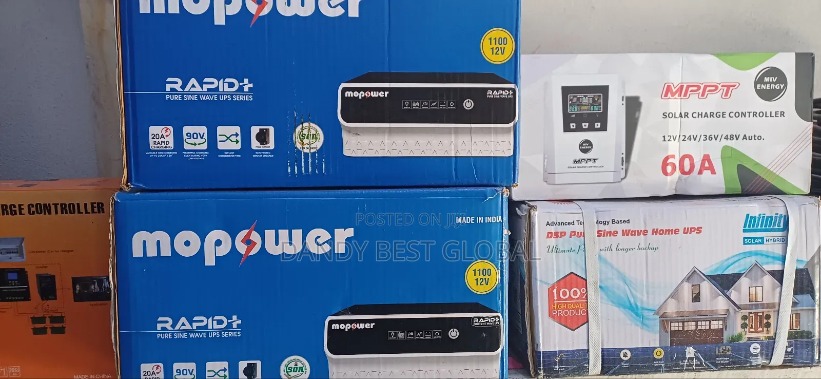 Mopower Rapid Pure Sine Wave Inverter 1.1kva/12v