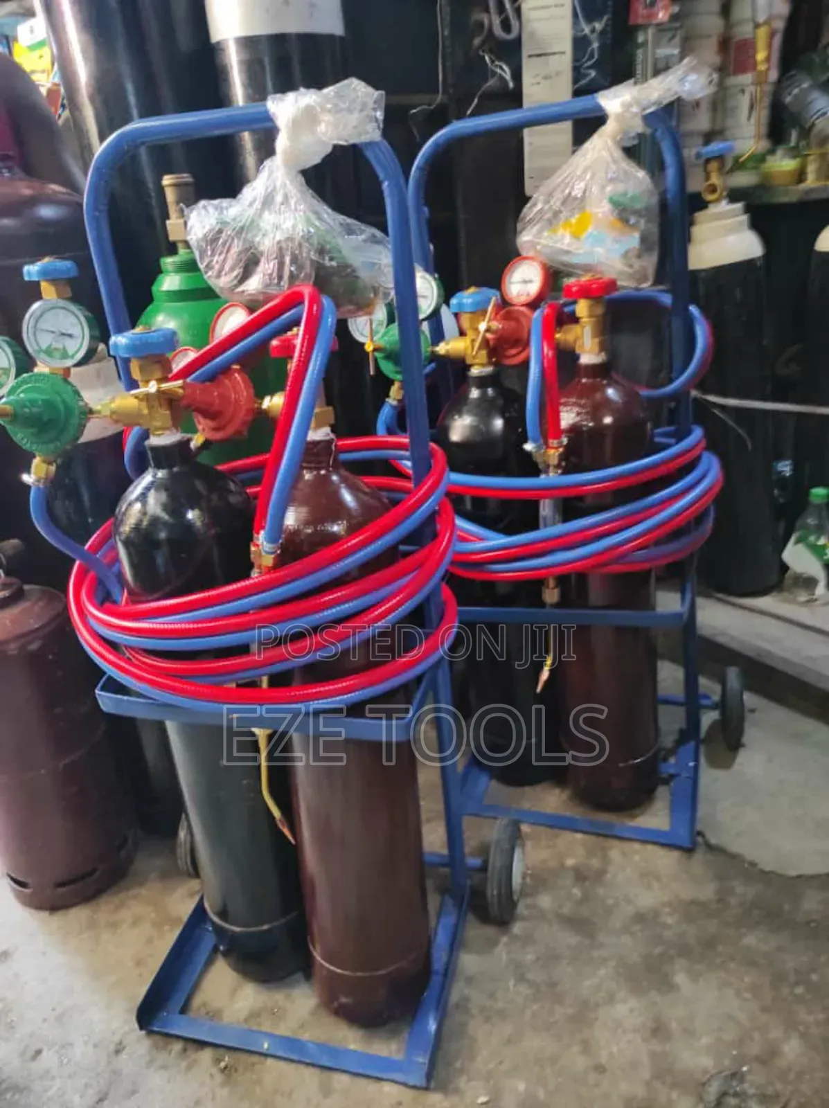 Complete of Acetylene and Oxygen Cylinders