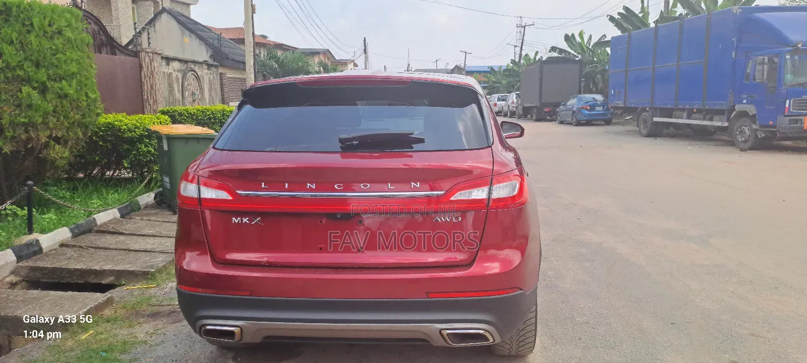 Lincoln MKX 4dr SUV AWD (3.7L 6cyl 6A) 2015 Black