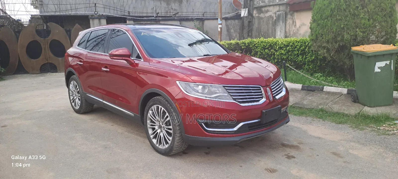 Lincoln MKX 4dr SUV AWD (3.7L 6cyl 6A) 2015 Black