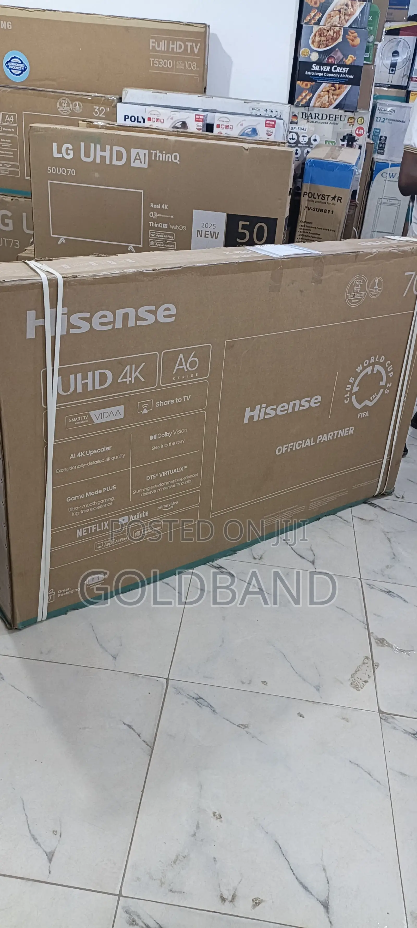 Hisense 70" Uhd Smart Tv – High Clarity