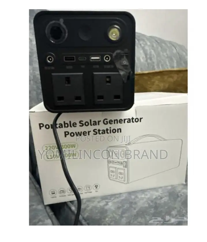A S Portable Solar Generator Power Station - 300w | 220v/110v Output