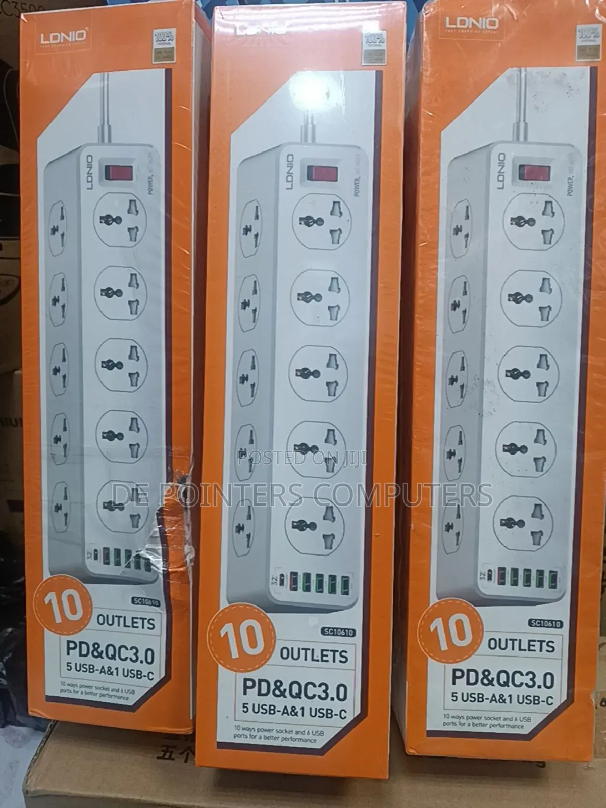 Ldnio Fast Charging Extension With Usb Ports