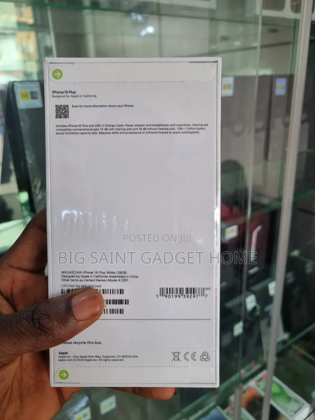 New Apple iPhone 16 Plus 128 GB White