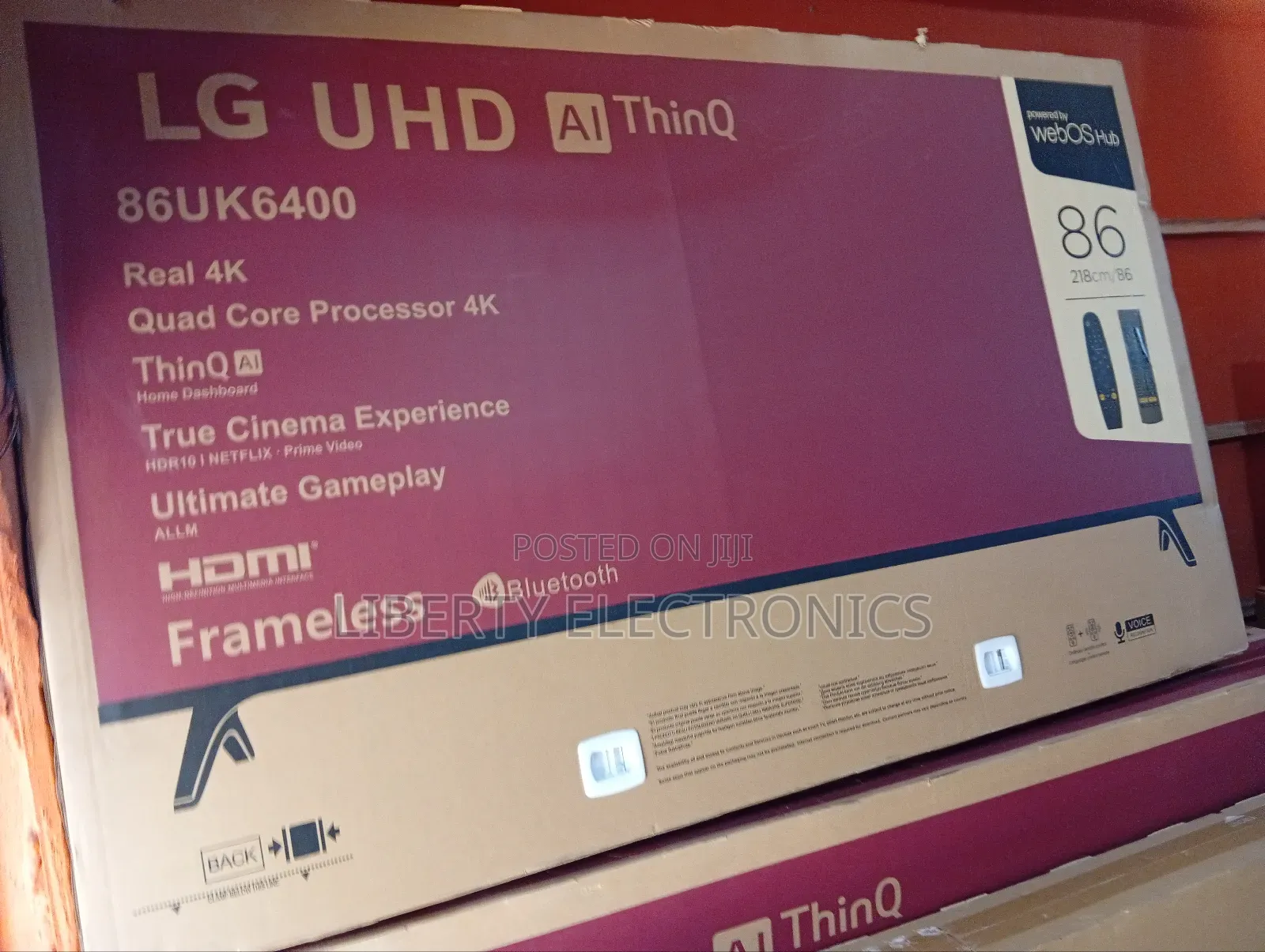Slime Tv 86 Inches Webos Smart Tv