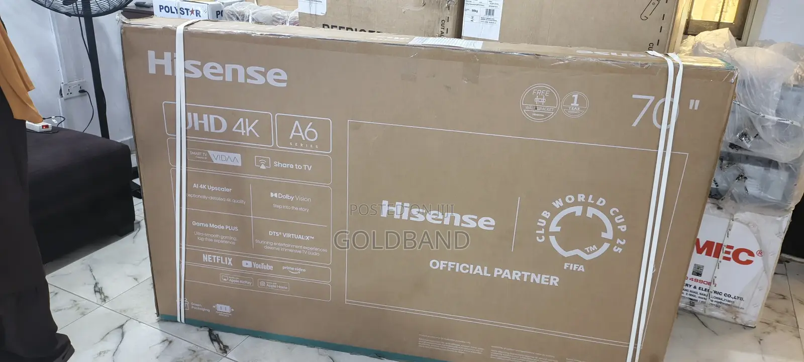 Hisense 70" Smart Uhd Tv With Hdr10