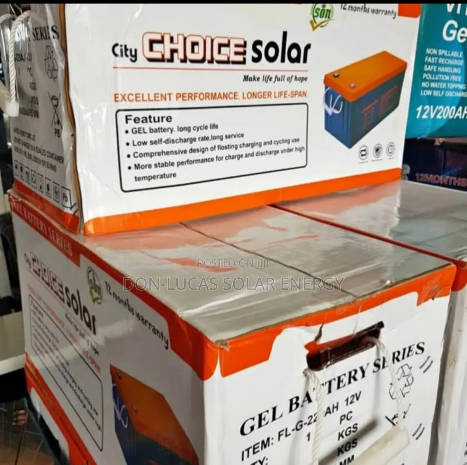 Choice Gel Battery 220ah 12v