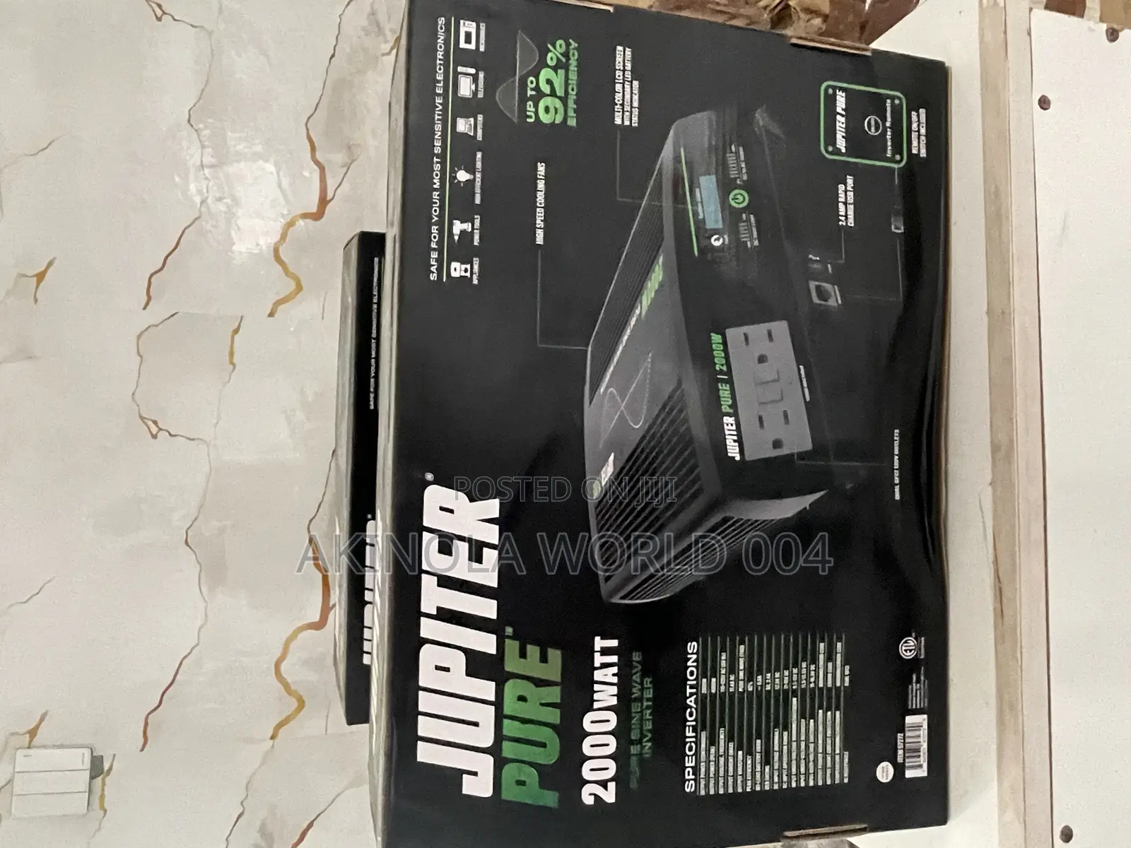 Brand New Sealed Jupiter Pure Sine Wave Inverter 2000 Watts