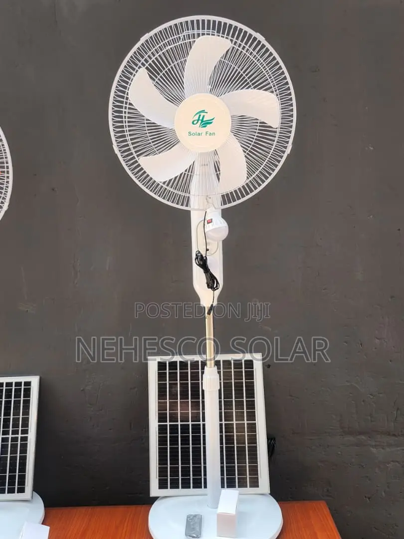 Rechargeable Solar Fan