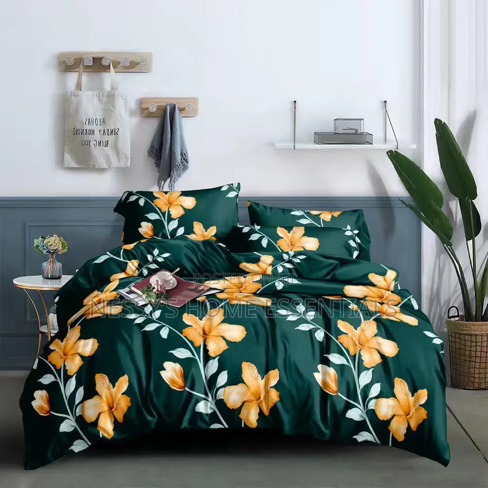 Quality Complete Set With Duvet, Bedsheet, and 4 Pillowcases.