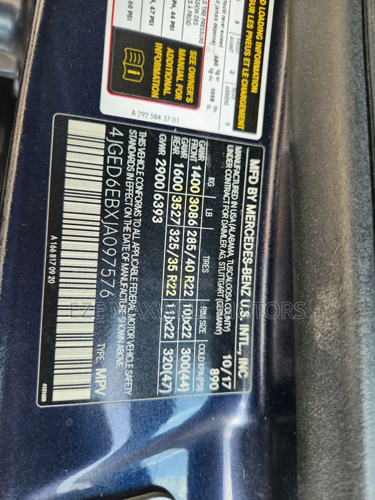Mercedes-Benz GLE-Class AMG GLE 43 4MATIC 2018 Blue