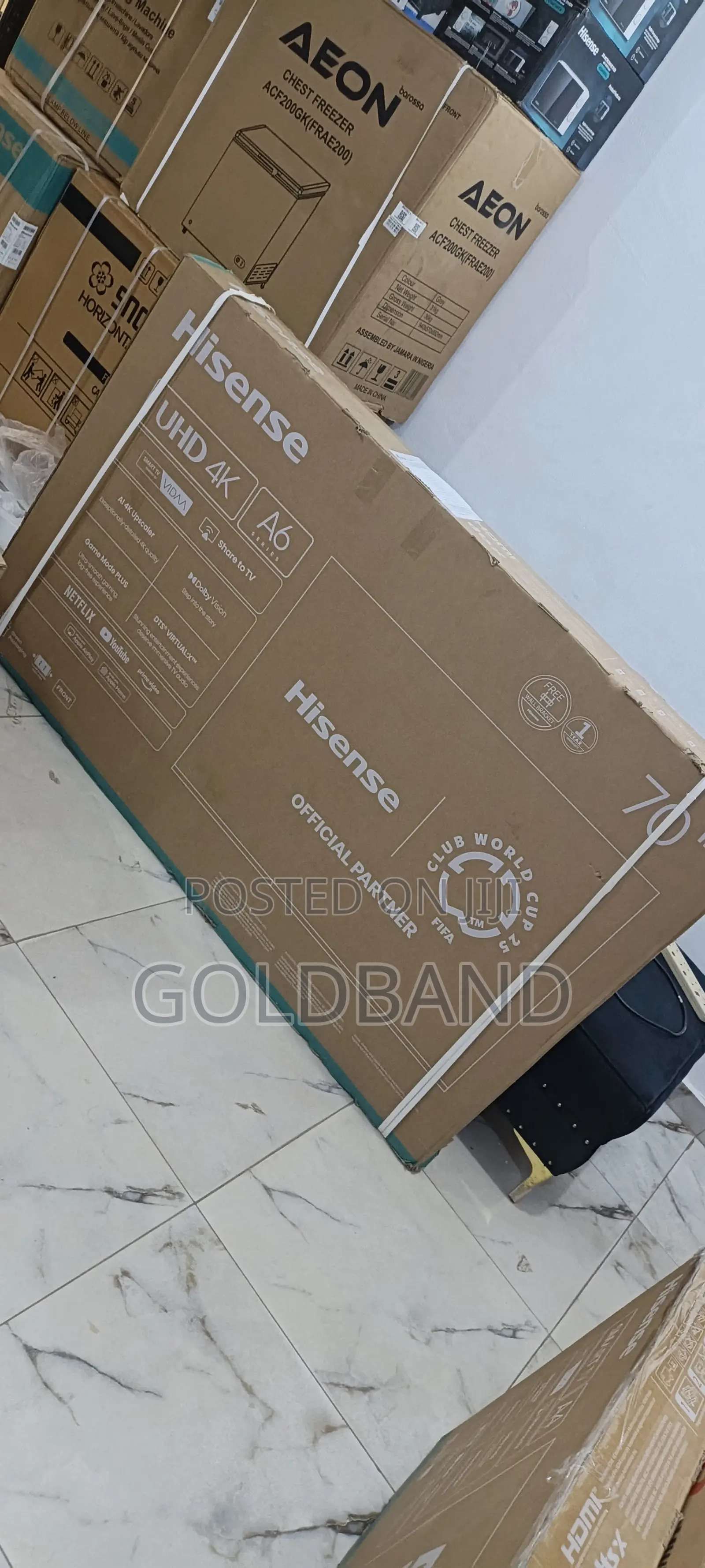 Hisense 70-Inch Smart Tv With Dolby Vision