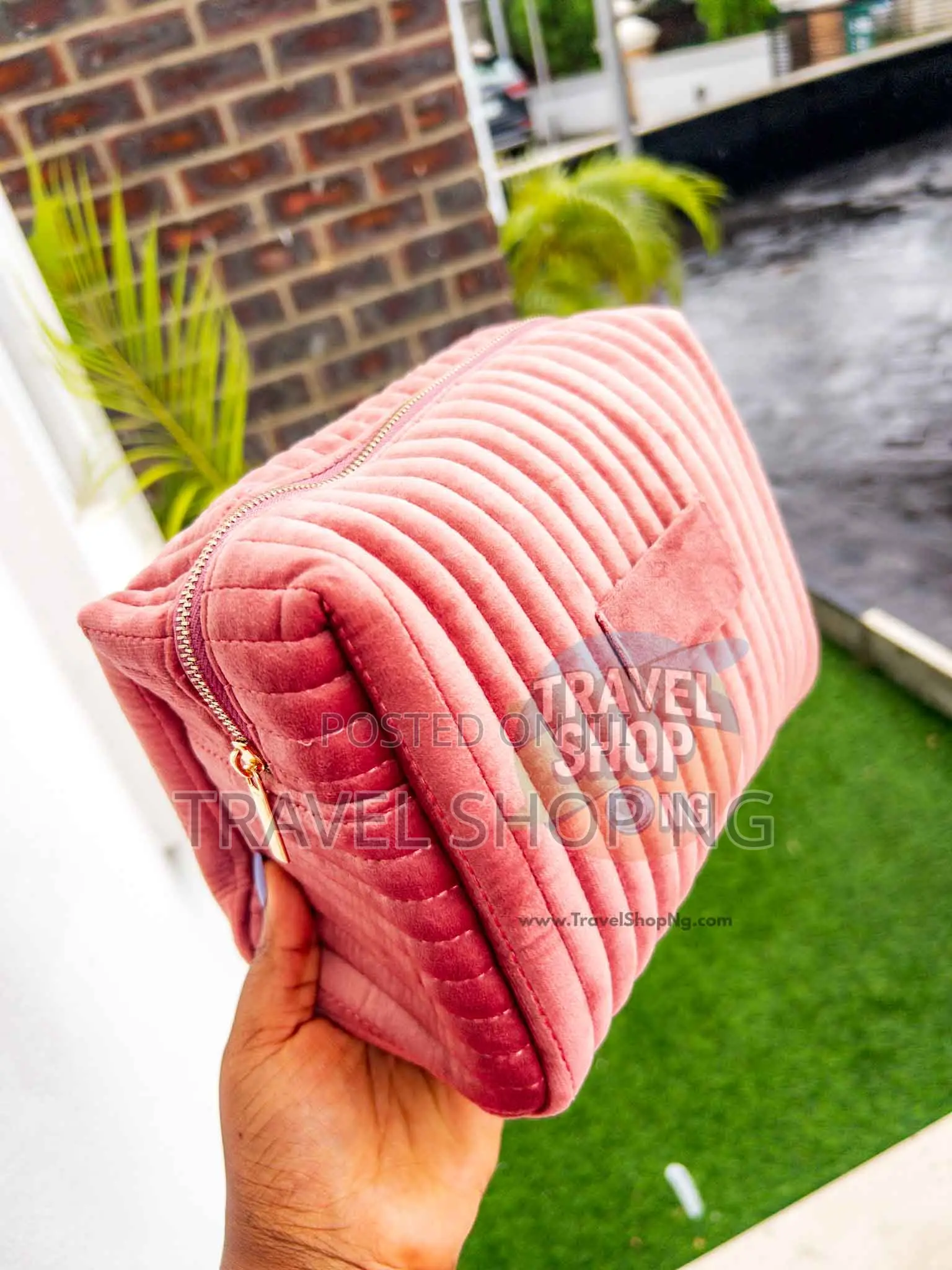 Velvet Make Up Purse | Customisable Bridal Shower Gift