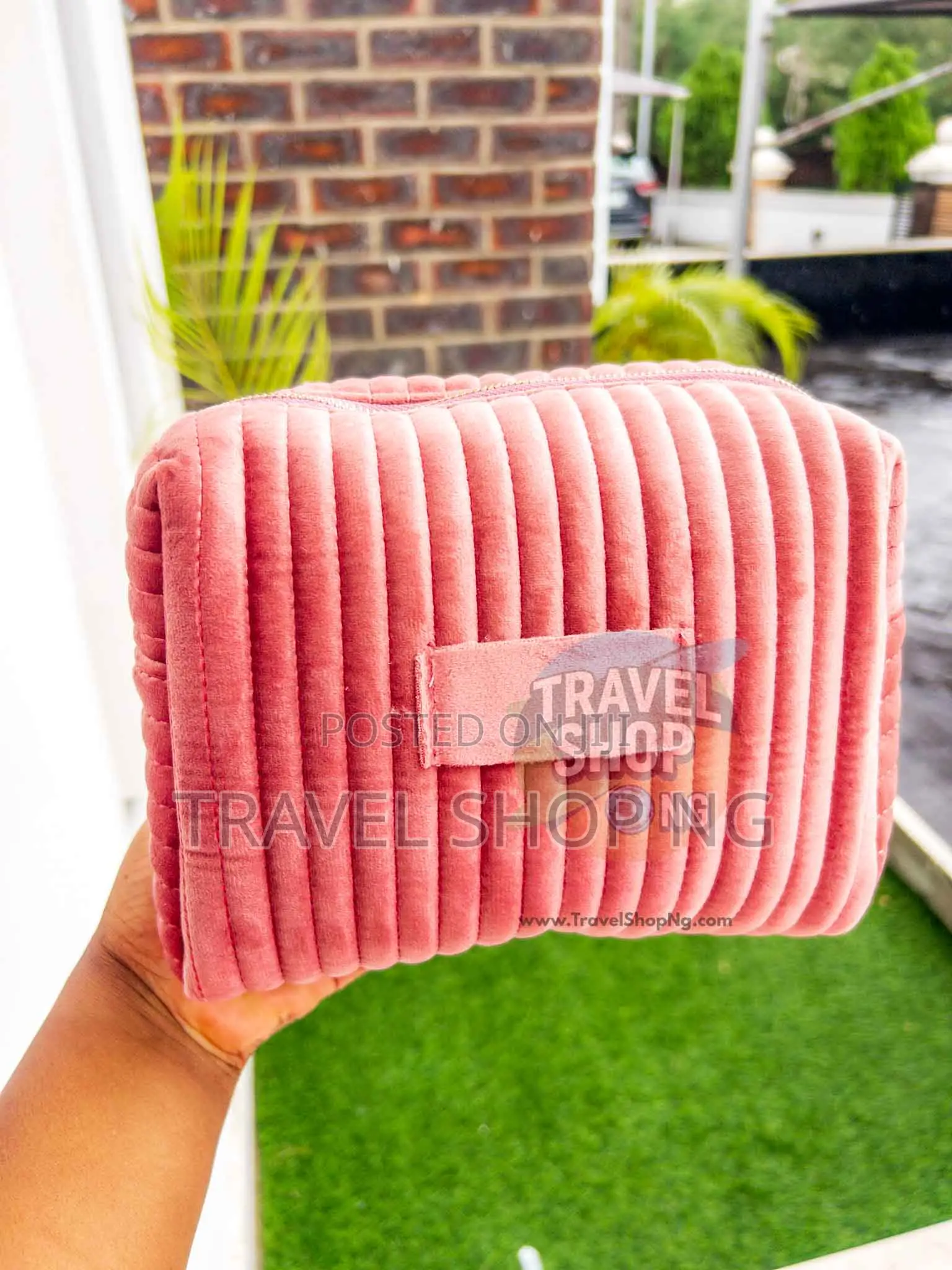Velvet Make Up Purse | Customisable Bridal Shower Gift