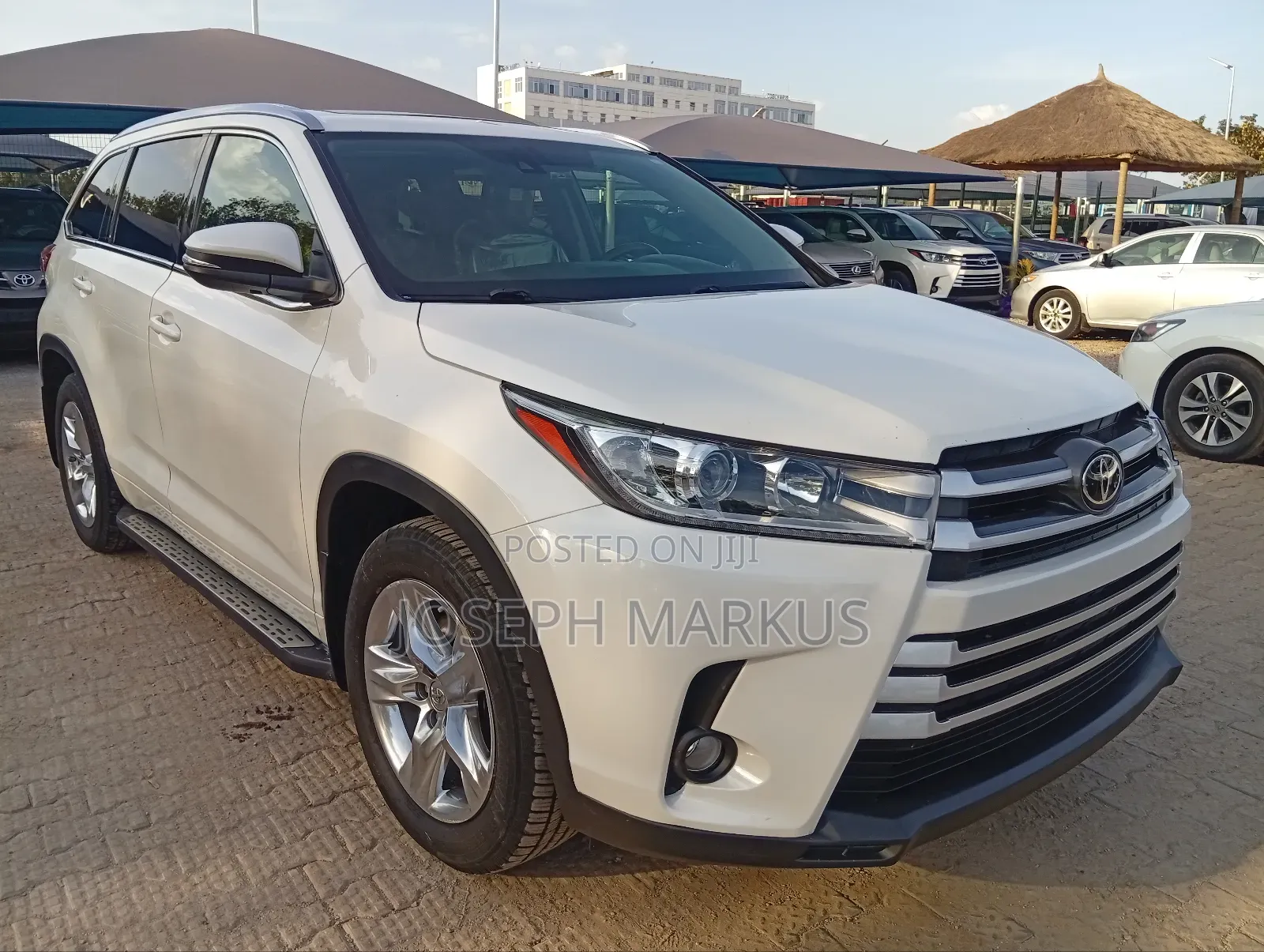 Toyota Highlander Limited 4x2 V6 (3.5L 6cyl 8A) 2018 White