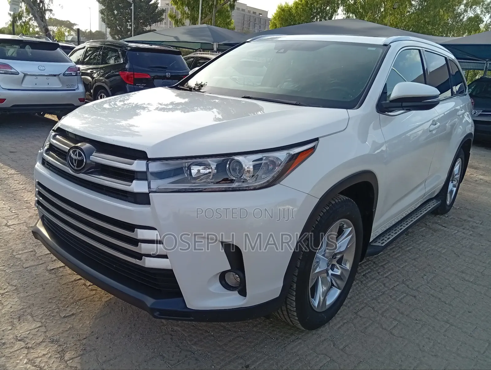 Toyota Highlander Limited 4x2 V6 (3.5L 6cyl 8A) 2018 White