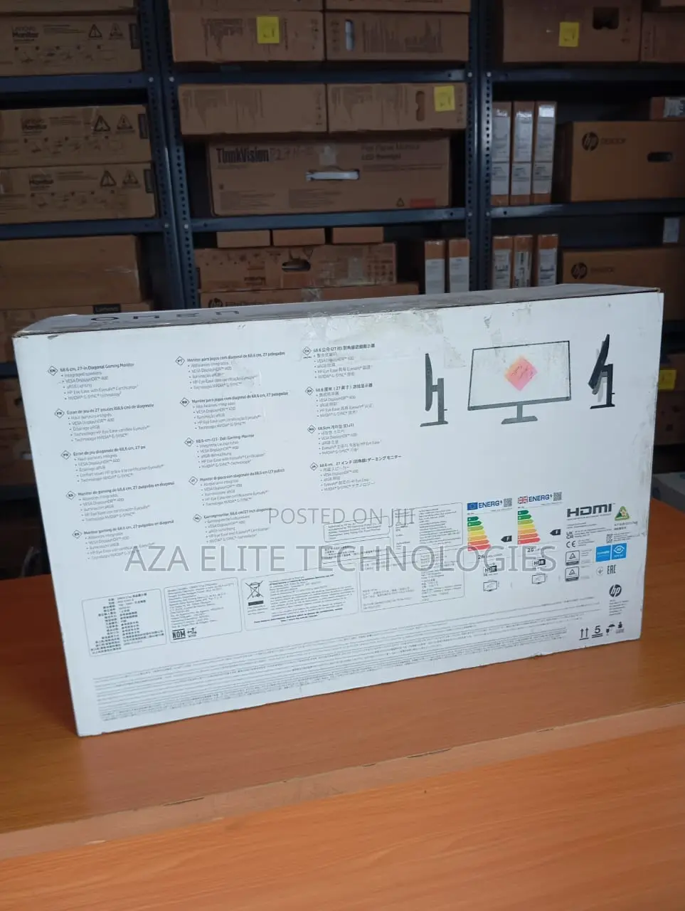 Omen 27 Inch QHD 280hz Gaming Monitor - Omen 27qs G2 (Aw3v0aa)