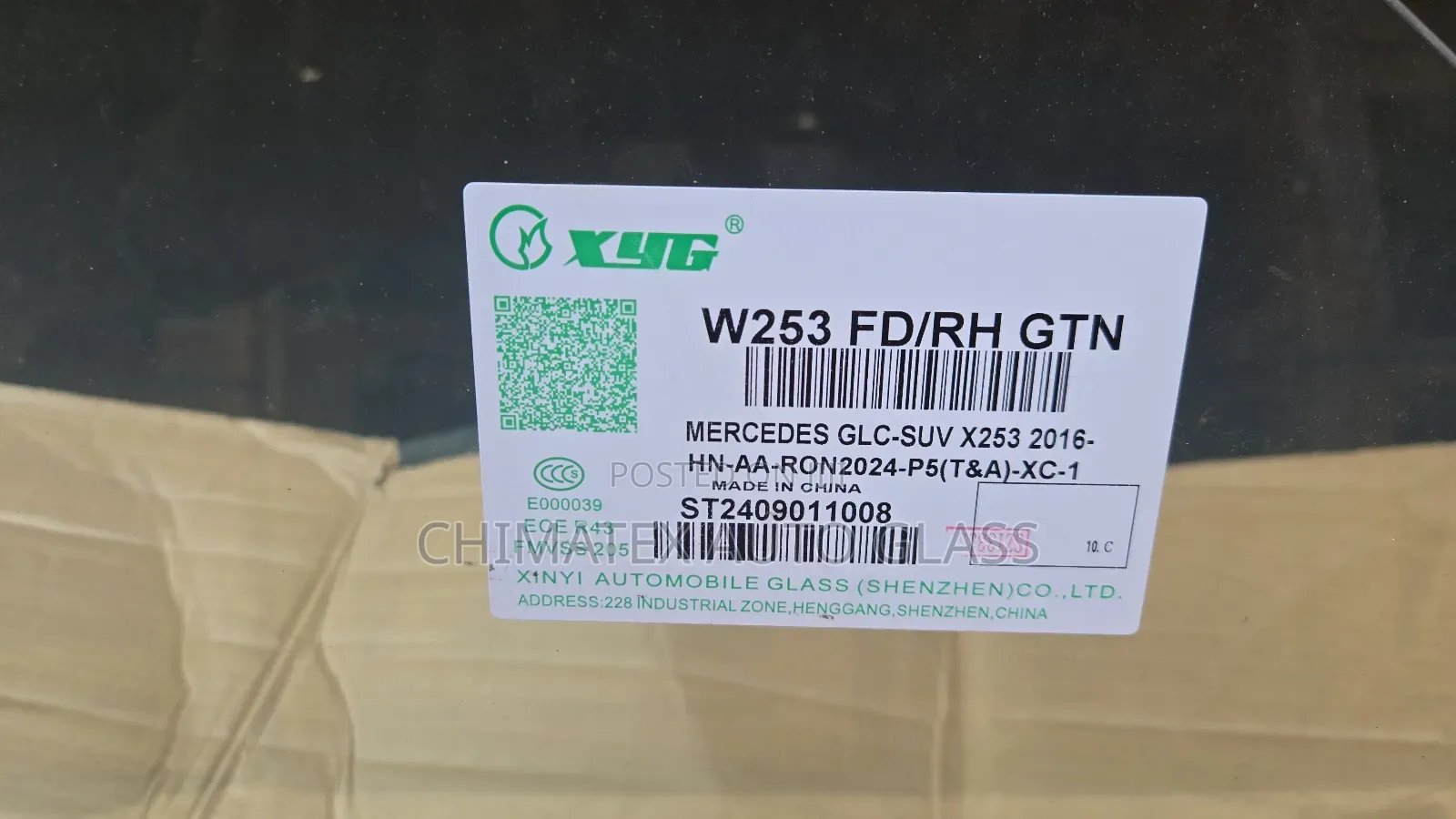 Mercedes Glc300 Suv Door Glass Available