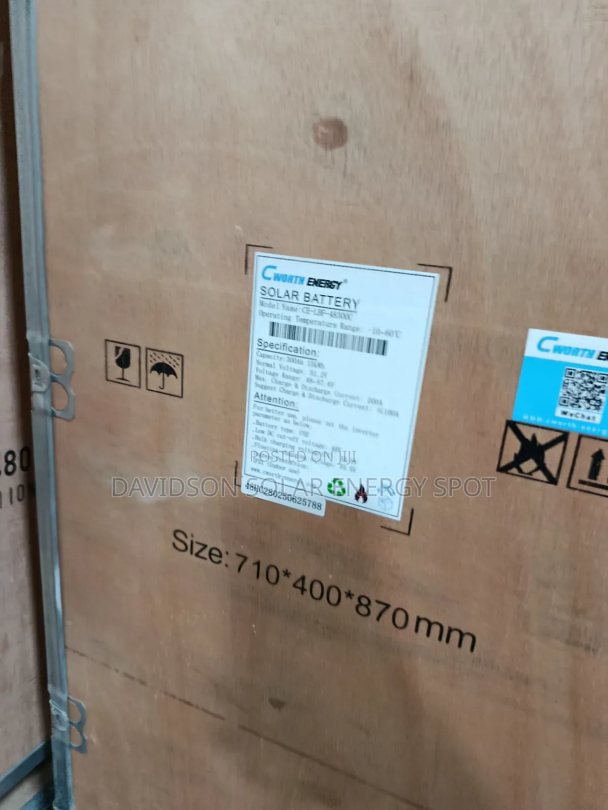 15kwh Cworth Solar Lithium Ion Battery