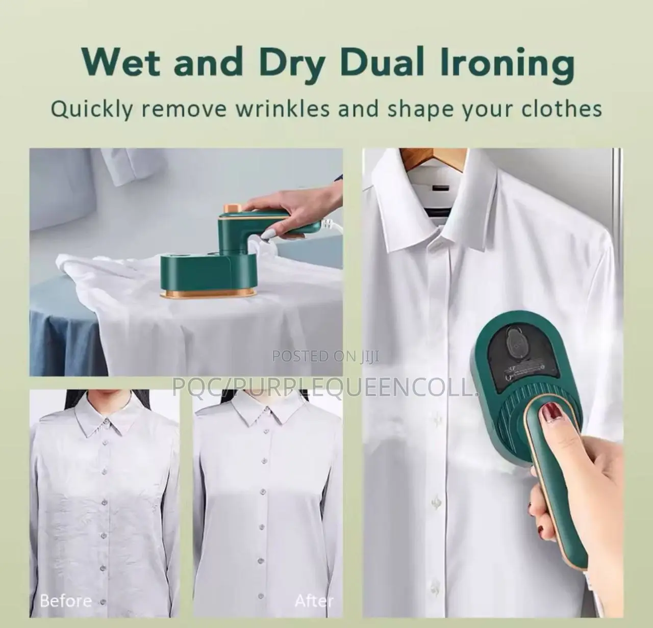 Portable Mini Steamer Iron