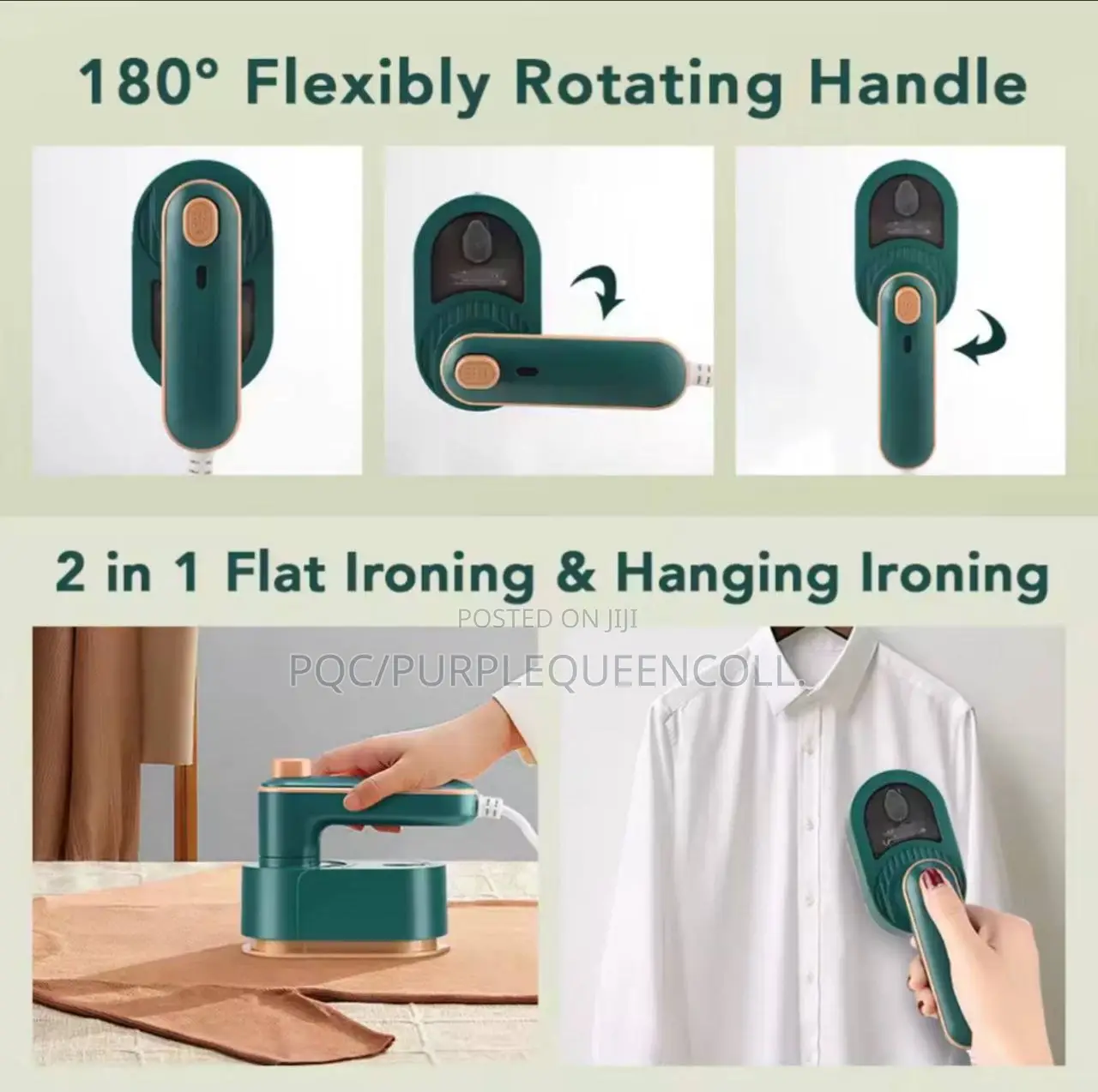 Portable Mini Steamer Iron