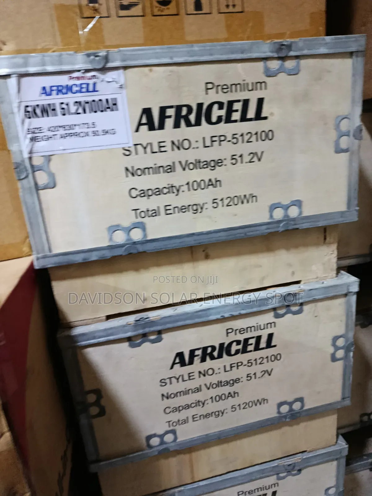 5kwh Africell Solar Lithium Ion Battery
