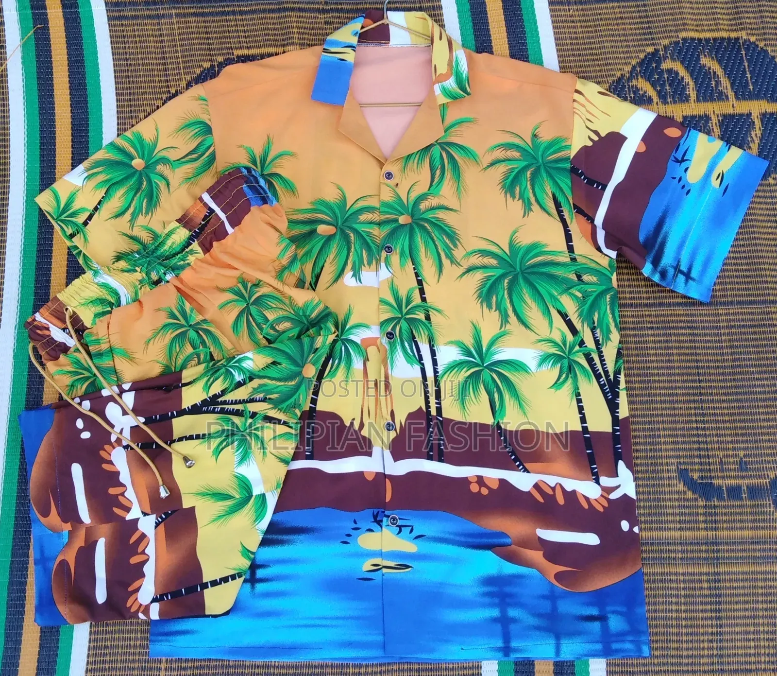 Beach Wear (Shirt and Triquarter Short)