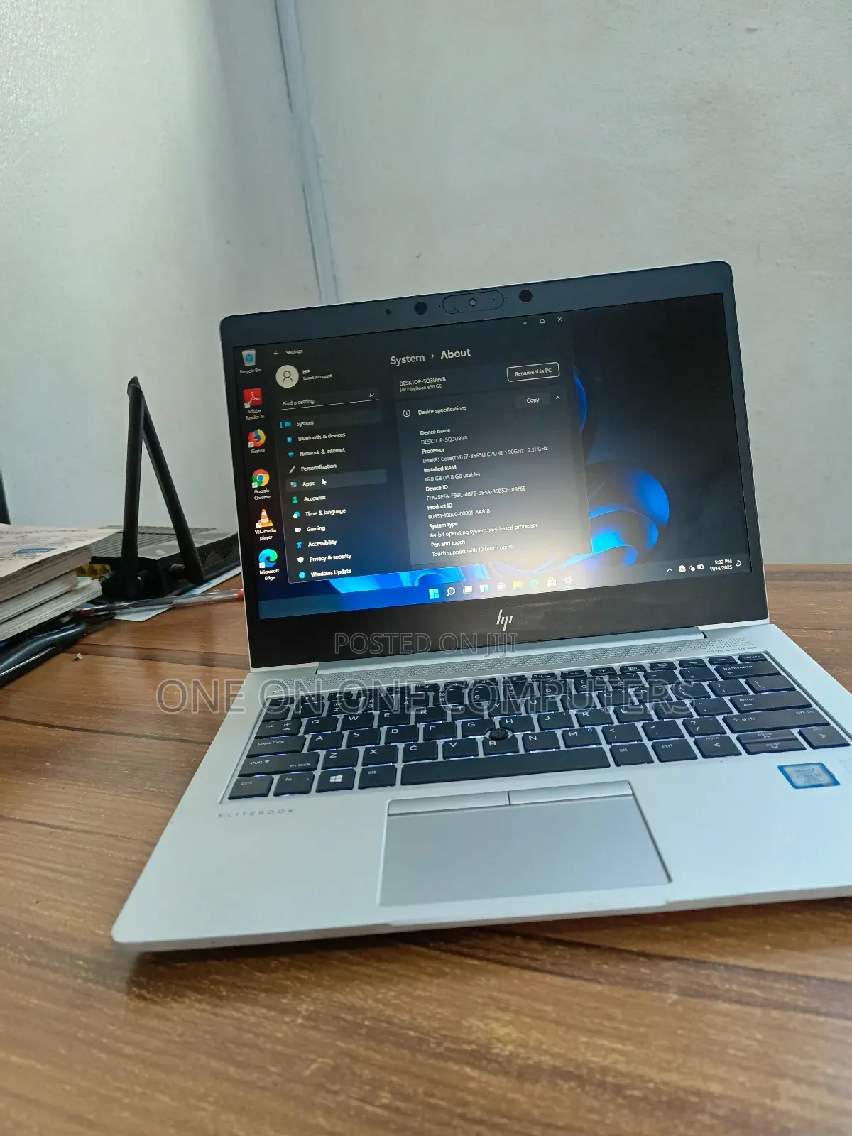 Laptop HP EliteBook 830 G6 16GB Intel Core I7 SSD 512GB
