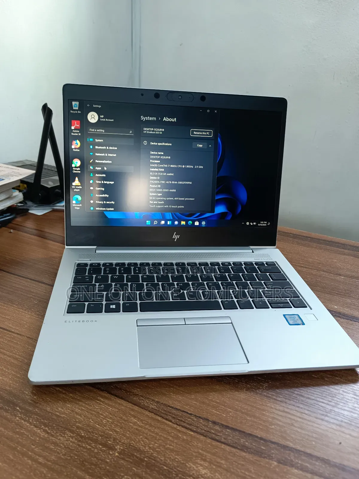 Laptop HP EliteBook 830 G6 16GB Intel Core I7 SSD 512GB