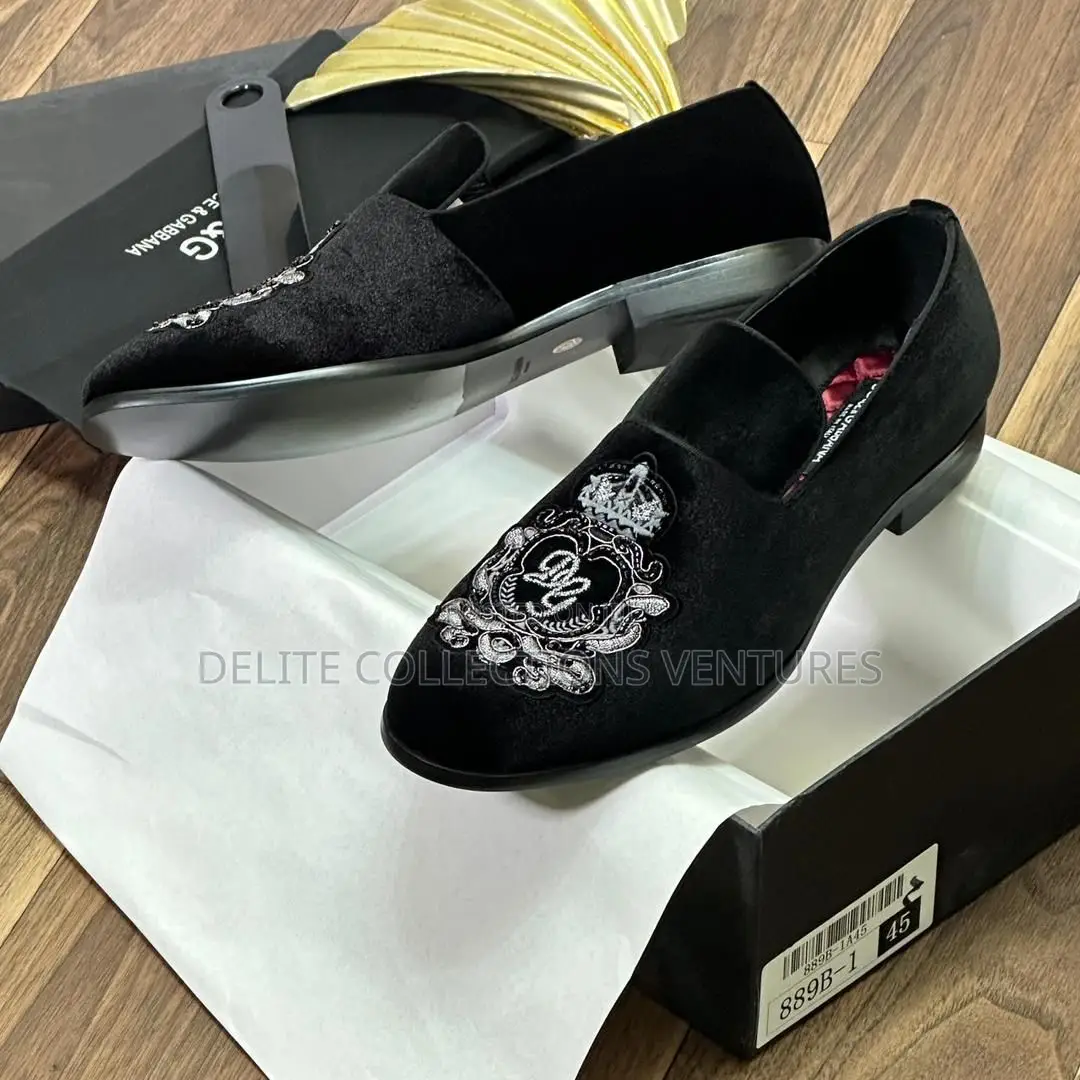 High Quality Dolce and Gabbana Velvet X Leather